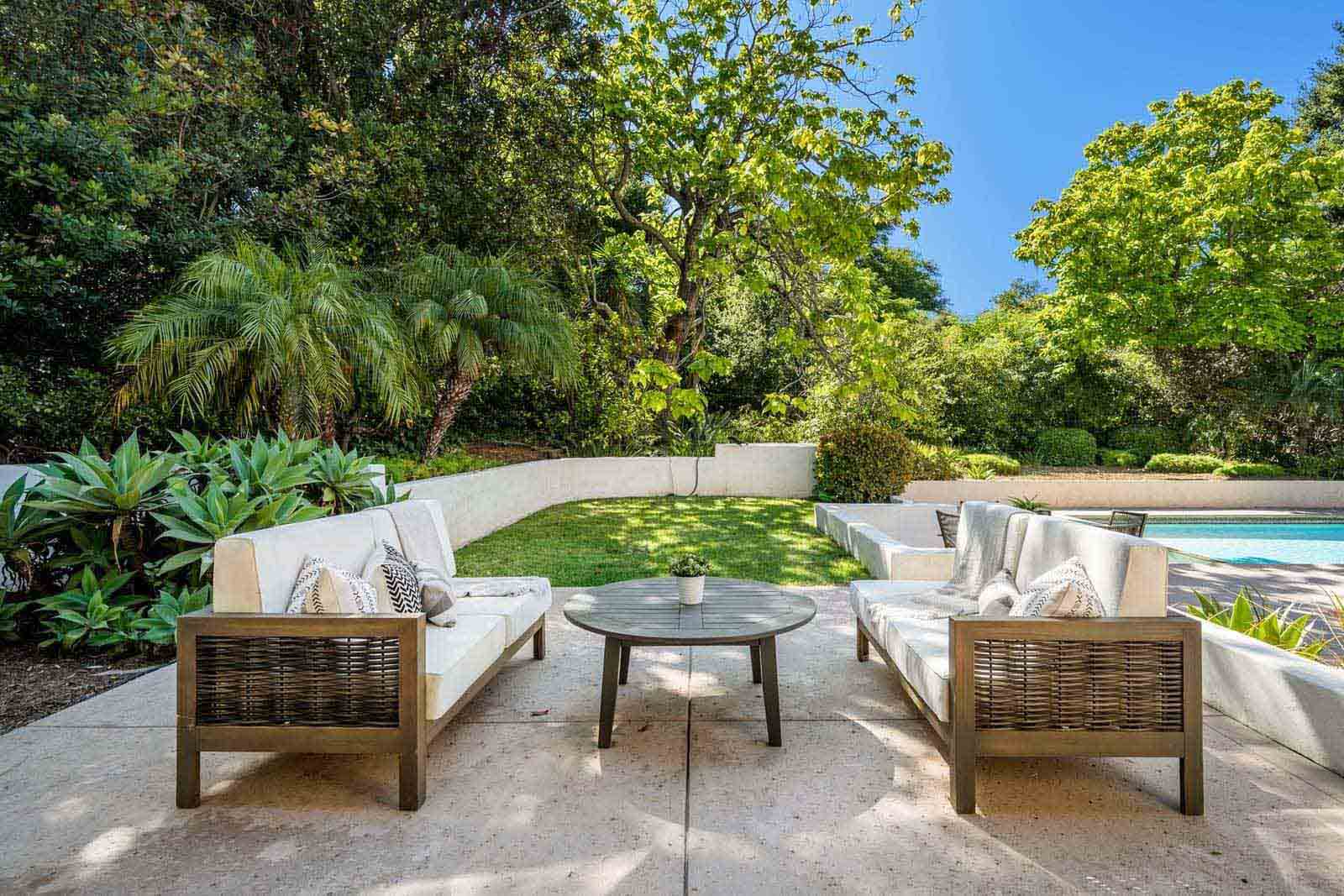 Retreat to a landscaped garden oasis